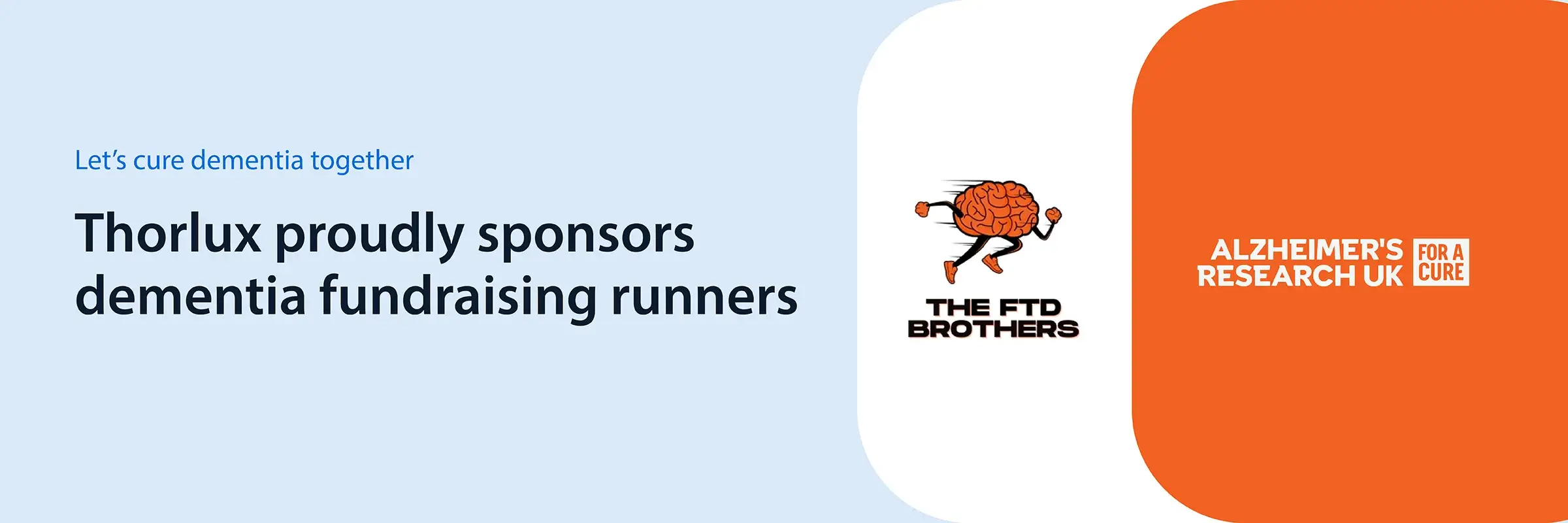 Thorlux proudly sponsors dementia fundraising runners