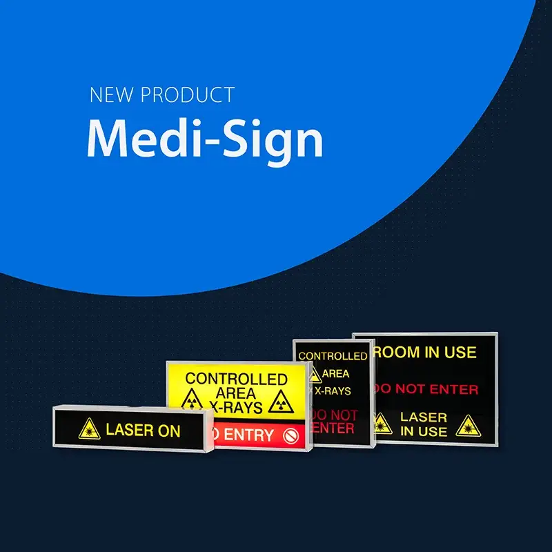 Medi-Sign – Customisable LED illuminated signage range