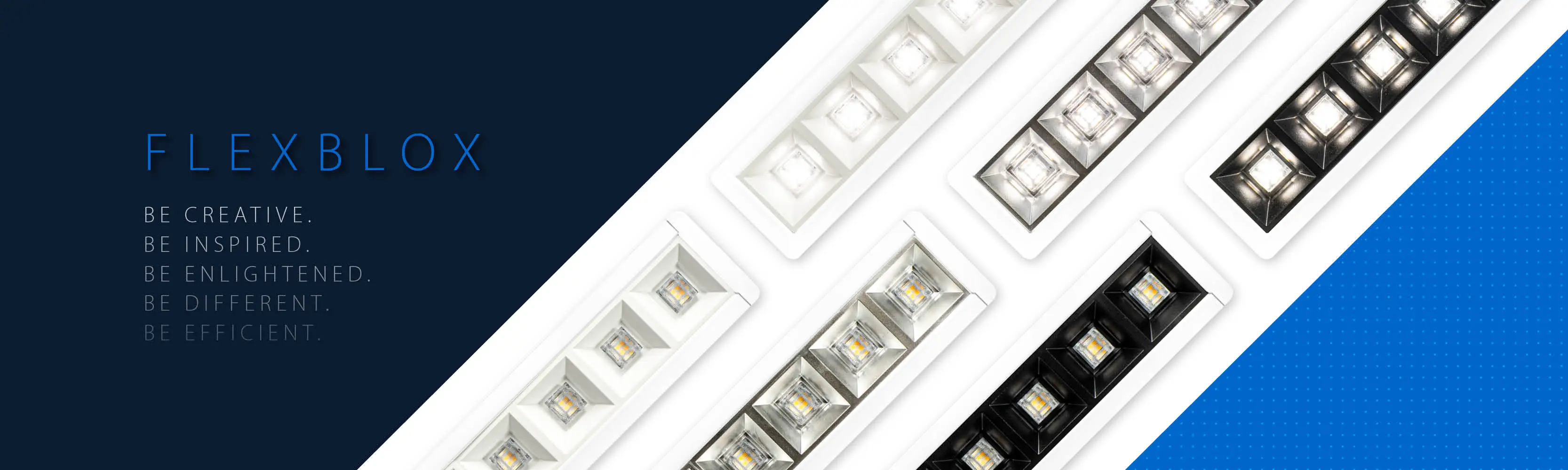 Flexblox - Low-glare linear downlight